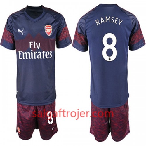 Arsenal Fodboldtrøjer Aaron Ramsey 8 Børn Udebanesæt 2018/19 Kort ærmer Arsenal Fodboldtrøjer Aaron Ramsey 8 Børn Udebanesæt 2018/19 Kort ærmer